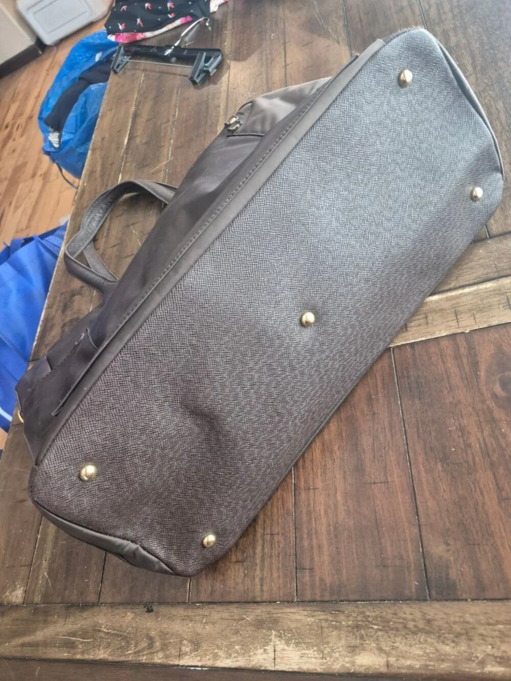 Adrienne Vittadini Nylon Tote Bag With Bonus Laptop Sleeve